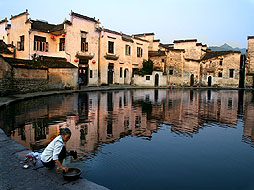 宏村景色