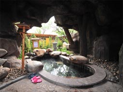 天沐温泉室外温泉池