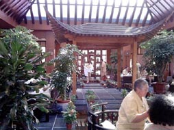 室内休息大厅一角