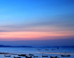 大长山夕阳