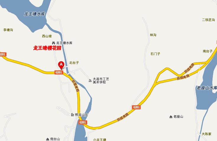 龙王塘樱花园地图