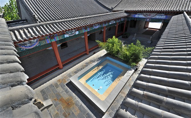 御景山温泉独立小院温泉