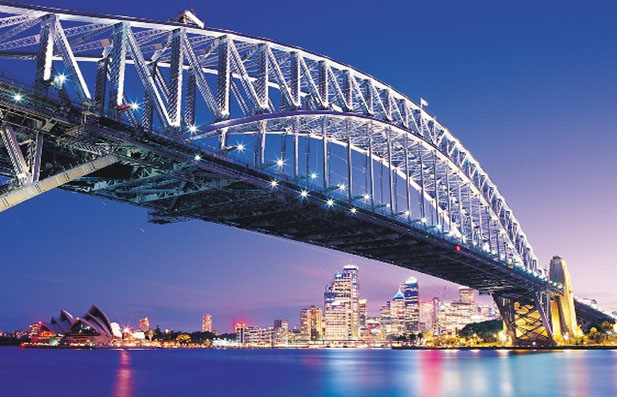 澳大利亚悉尼迷人夜色