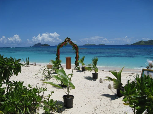 斐济海岛沙滩婚礼