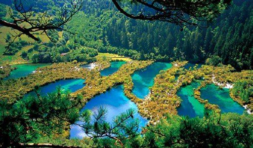 九寨沟婚纱照